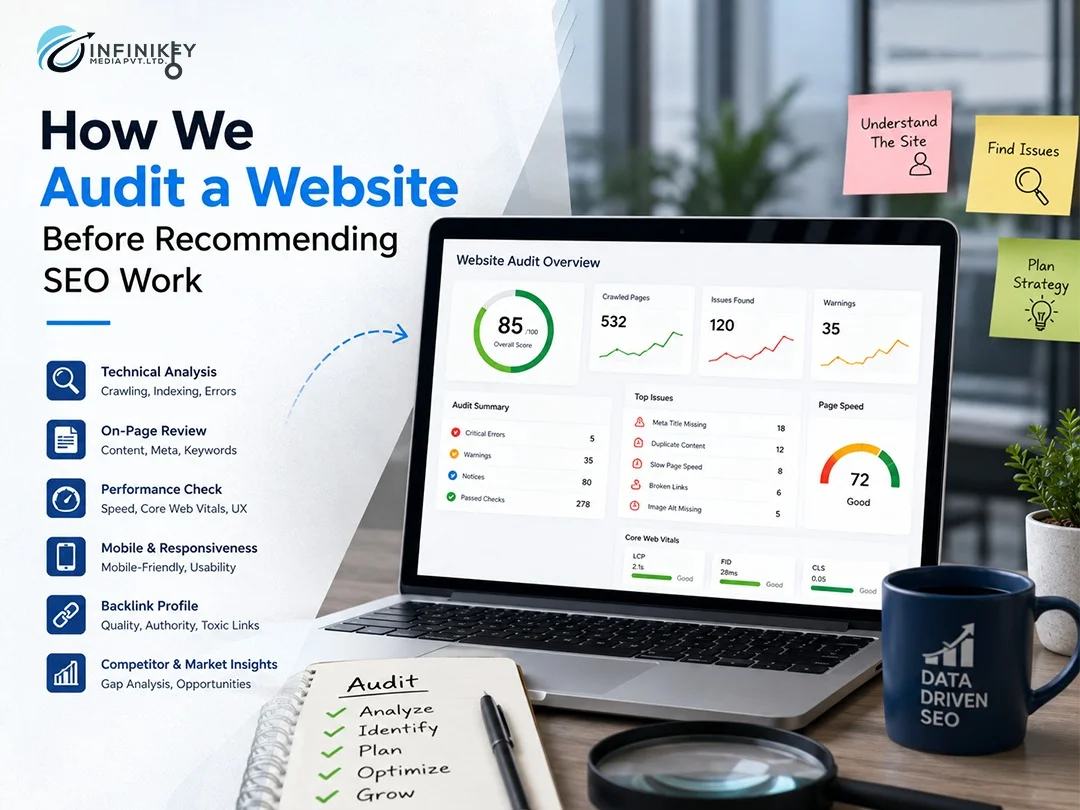 How We Audit a Website Before Recommending SEO Work?