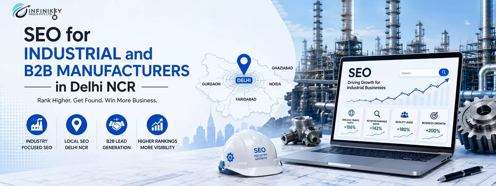 SEO for Industrial and B2B Manufacturers in Delhi NCR