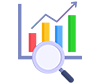 Research & Market Analysis Keywords Icon